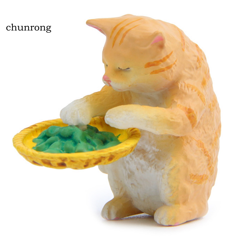 Cr Mô Hình Mèo Hoang Dã Trang Trí Bàn Làm Việc