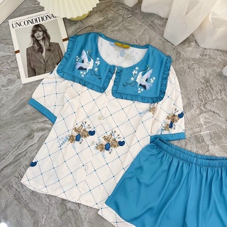 PYJAMA LỤA DÀI HOẠ TIẾT CAO CẤP MÃ 2022-149