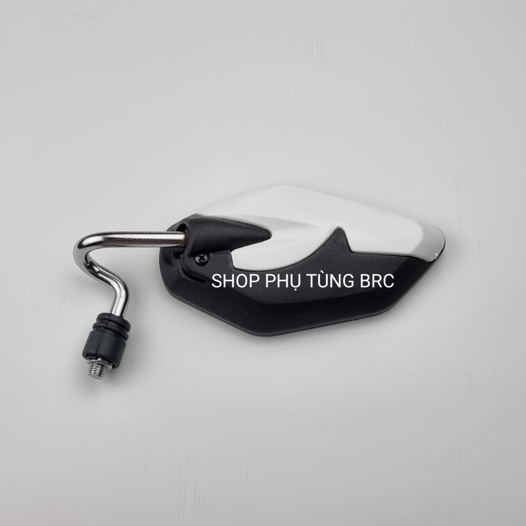 Gương chiếu hậu H12 tay kiếng cong thích hợp cho nhiều loại xe máy