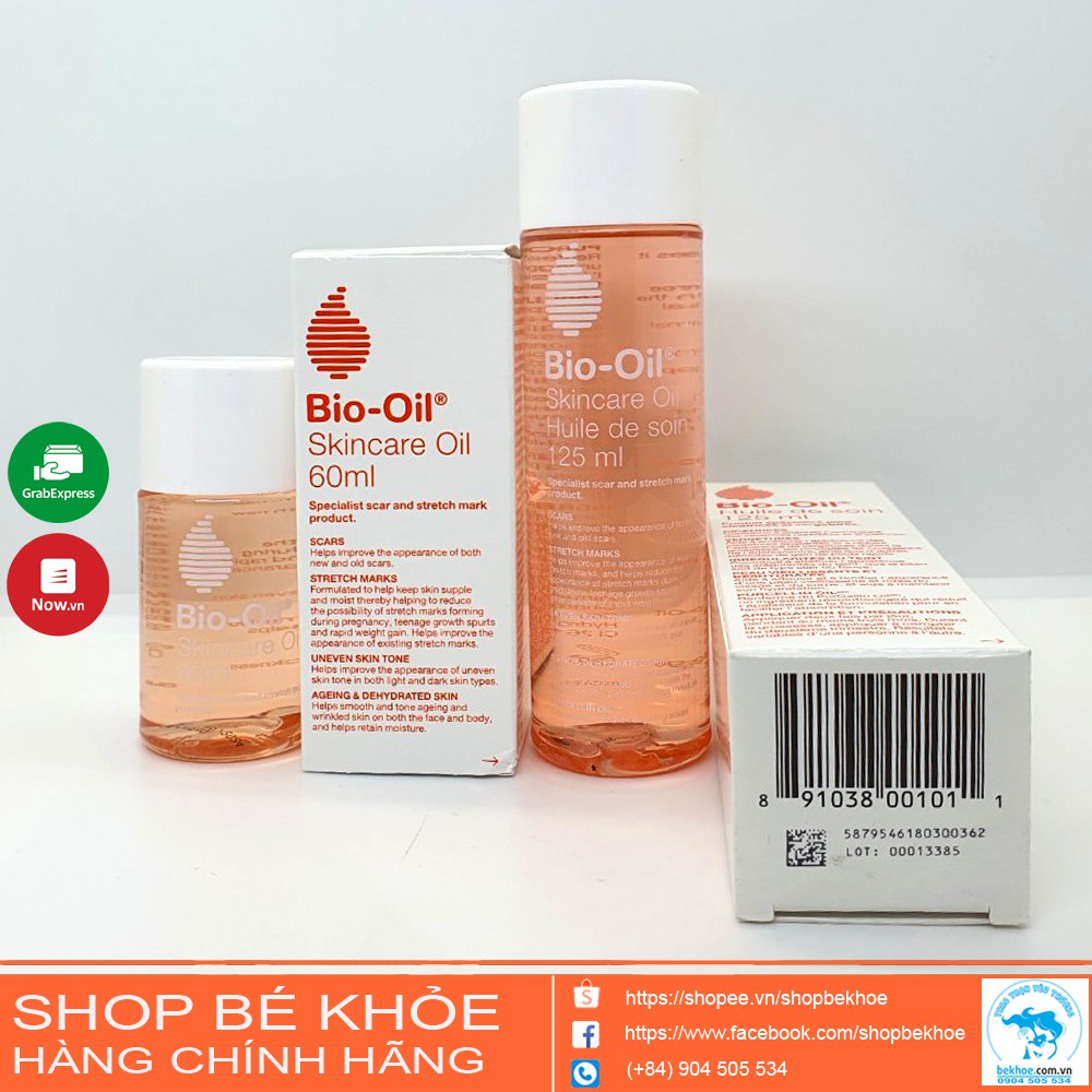 Tinh dầu Bio.Oil xóa rạn da và mờ sẹo hiệu quả