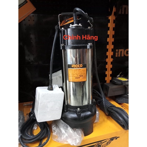 INGCO Máy bơm chìm nước thải 2200W ( 3.0HP) SPDB22001  (Cam kết Chính Hãng 100%)