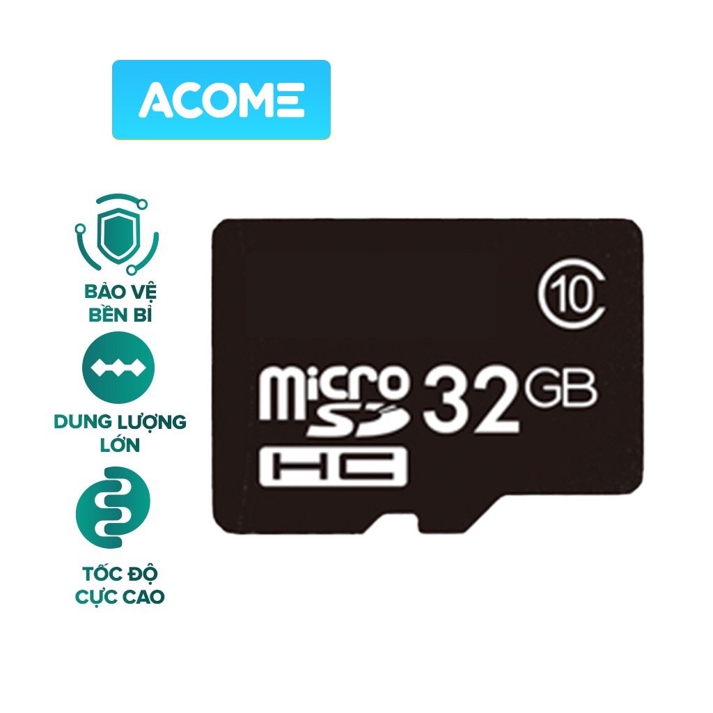 Thẻ Nhớ ACOME Micro SD TF Card 16GB/ 32GB/ 64GB