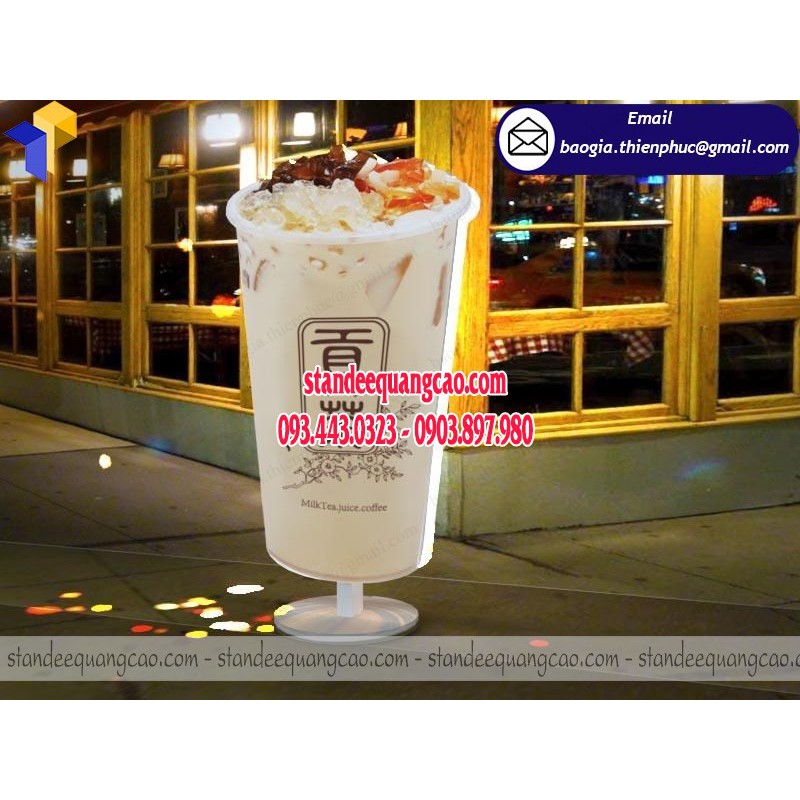 Địa chỉ bán hộp đèn quảng cáo trà sữa giá rẻ - ĐT:0903897980 - standeequangcao.com