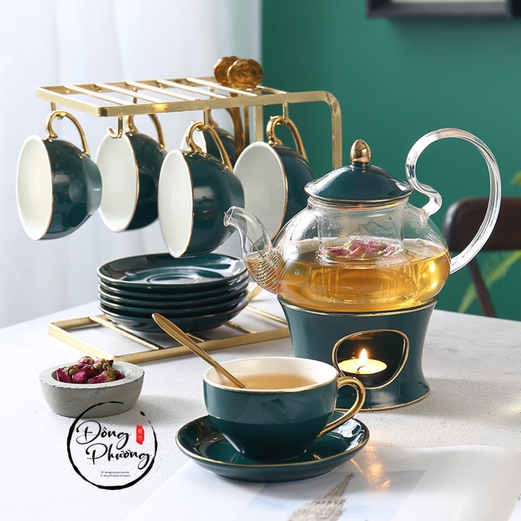 [TRÀ CHIỀU] BỘ ẤM TRÀ TÁCH GỐM SỨ DÀNH CHO AFTERNOON TEA SIÊU ĐẸP TRỌN BỘ SƯU TẬP