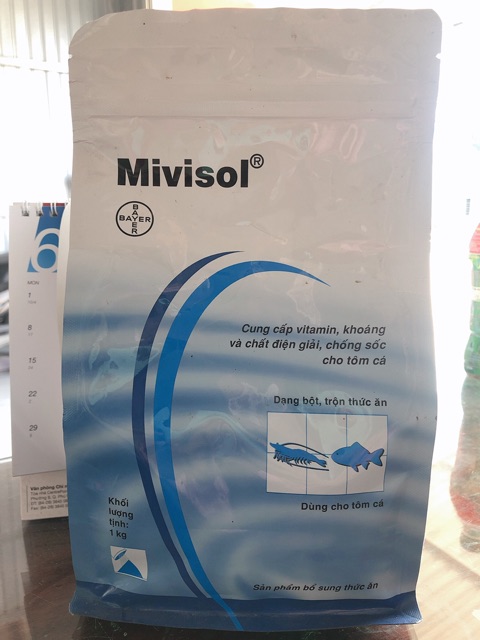 Vitamin, khoáng, điện giải cho cá - mivisol- bayer