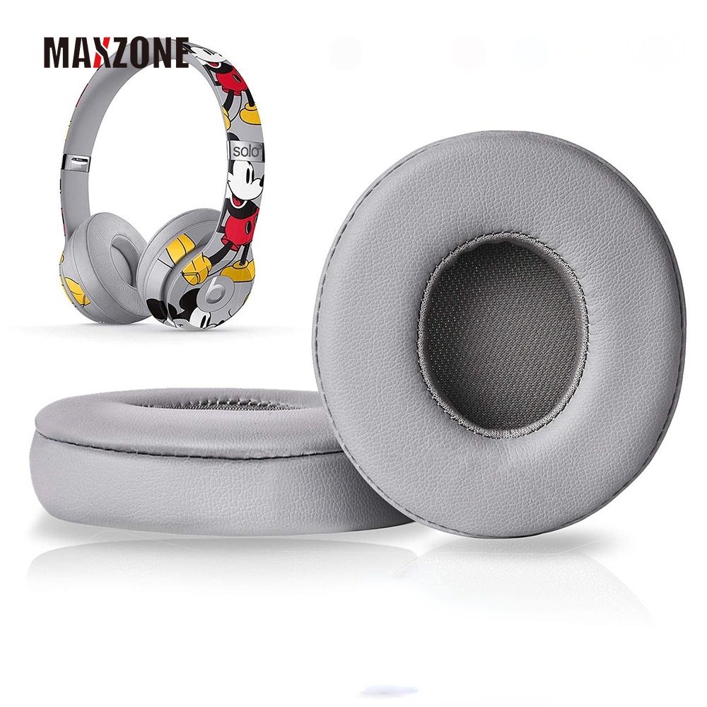 1 Cặp đệm tai nghe thay thế bằng cao su non mềm mại cho tai nghe không dây Beats Solo 2.0 3.0