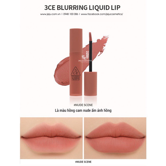 Son Kem 3CE Blurring Liquid Lip