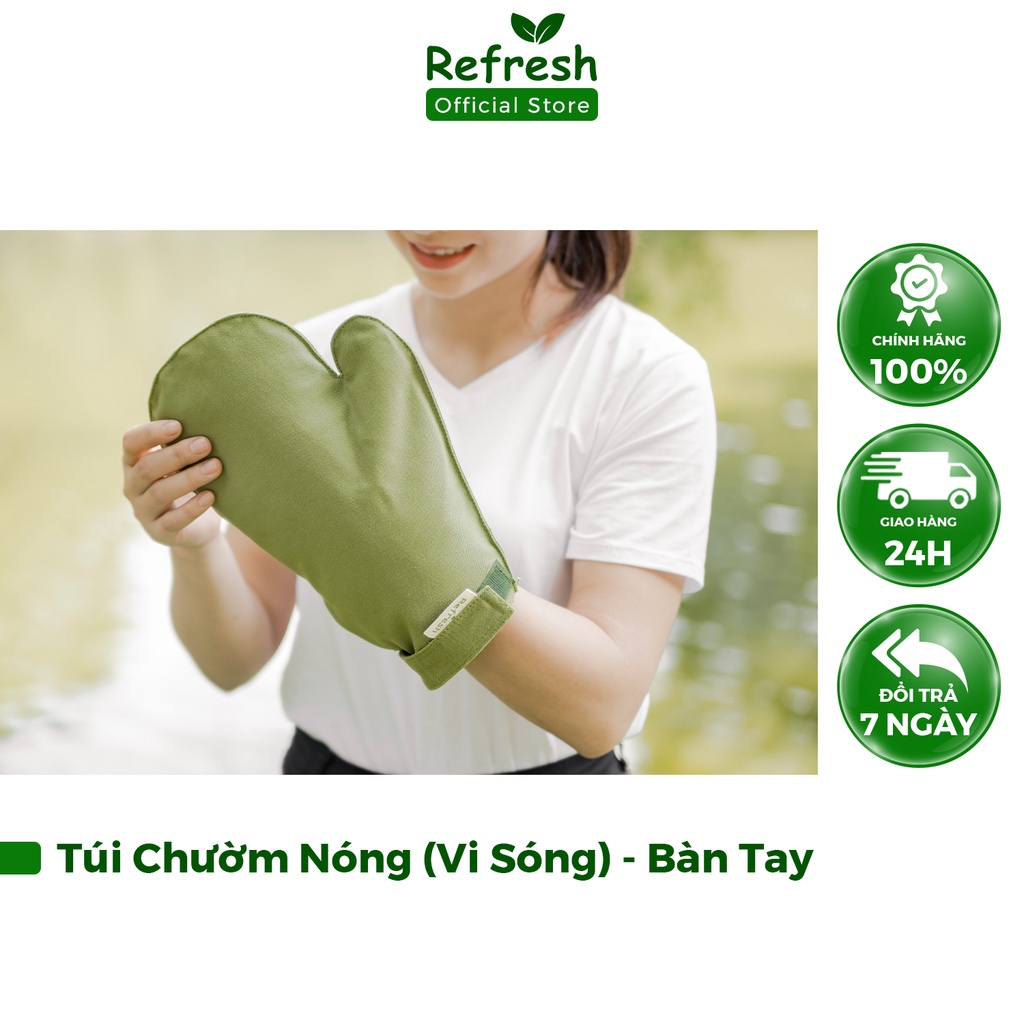 Túi Chườm Nóng, Chườm Lạnh Thảo Dược REFRESH Giảm Đau Nhức Bàn Tay, Đau Nhức Khớp Cổ Tay, Khớp Bàn Ngón Tay