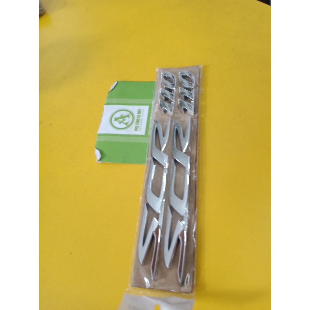 Tem chữ nổi honda scr 110