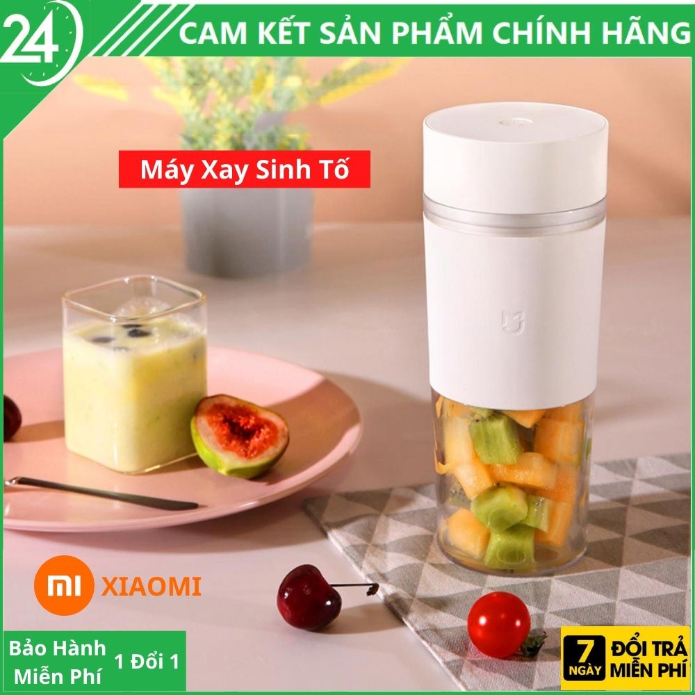 Máy xay cầm tay xiaomi Mijia MJZZB01PL, máy xay sinh tố di động sạc pin công suất 45w dung lượng pin 1300 mAh