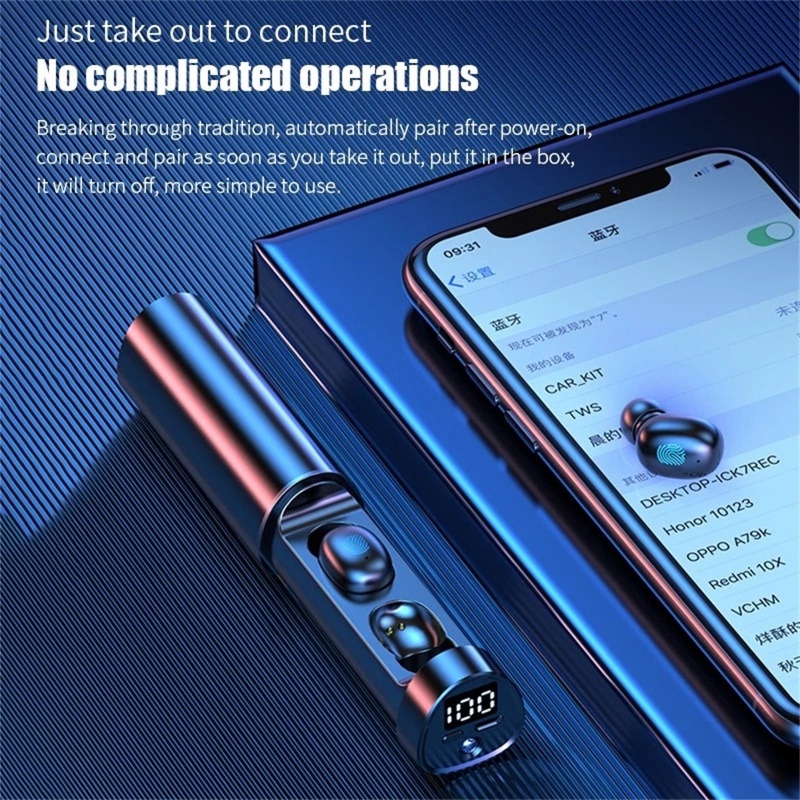 Tai nghe bluetooth Itikun không dây âm thanh nổi cảm ứng chống ồn phong cách thể thao