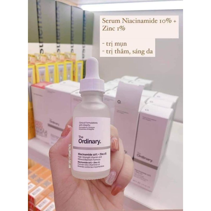 [CHÍNH HÃNG BILL SEPHORA] Serum Niacinamide 10% + Zinc 1% The Ordinary