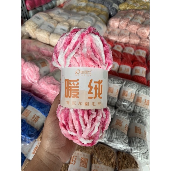 Len nhung Chenille 37 màu sắc