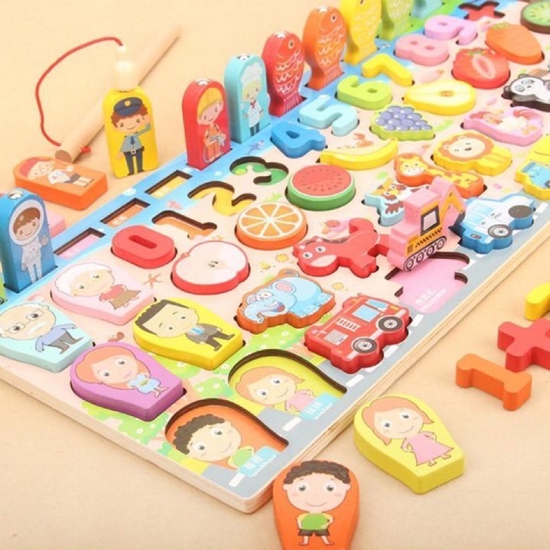 Đồ Chơi Câu Cá Học Số Đa Năng 5 Trong 1-Đồ chơi thông minh sáng tạo