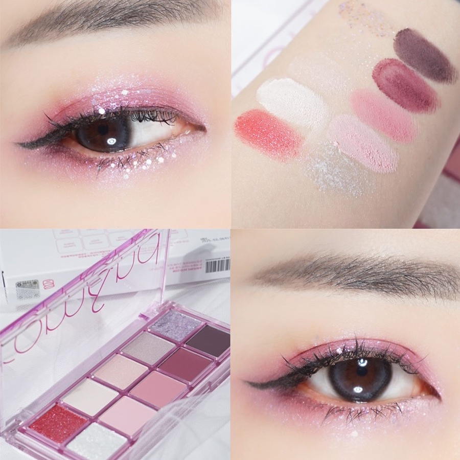 Better Than Palette (10 Màu) | Bảng Phấn Mắt Màu Lì Ánh Kim Độc Đáo romand Matte Glitter Eyeshadow Point Fancy Makeup