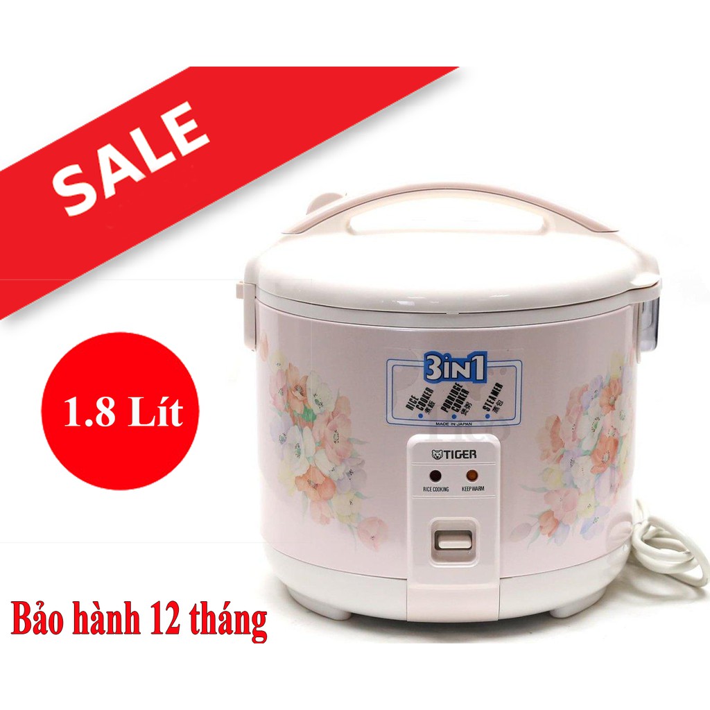 Nồi cơm điện Tiger JNP-1803 1.8L - Hàng chính hãng Nhật Bản, Cơm ngon, Cực bền