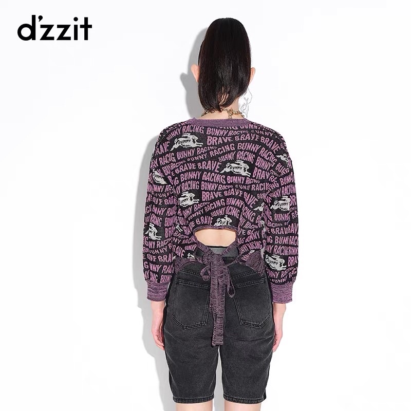 Áo len hoạ tiết Dzzit