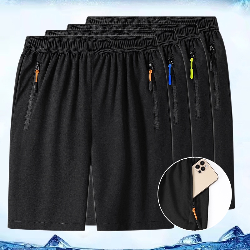 【M-6XL】Quần Short Thể Thao Nam Size M-6XL Quần Ngắn Thấm Mồ Hôi Khô Nhanh lelaki Mùa Hè