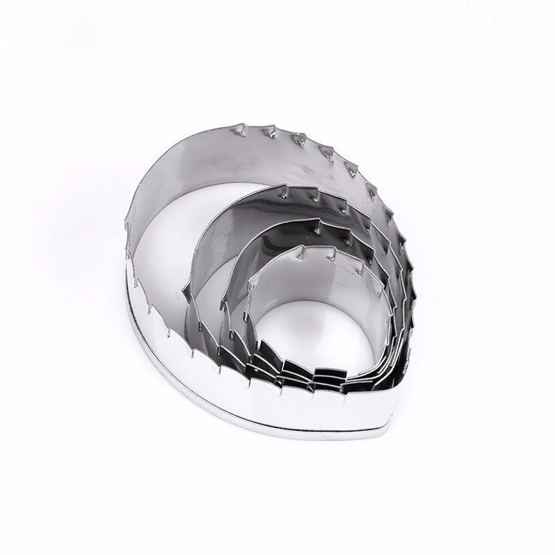 Khuôn Cắt Bánh Hình Hoa Hồng Bằng Thép Không Gỉ