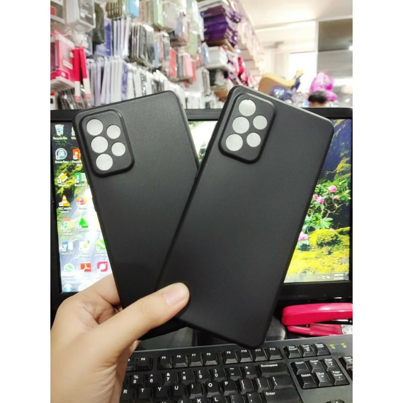 Ốp lưng dẻo Samsung S22 , S22 plus , S22 Ultra ,A32 4G, A52, A72 5G chống Vân tay, chống bám bẩn siêu bền ( Màu đen)