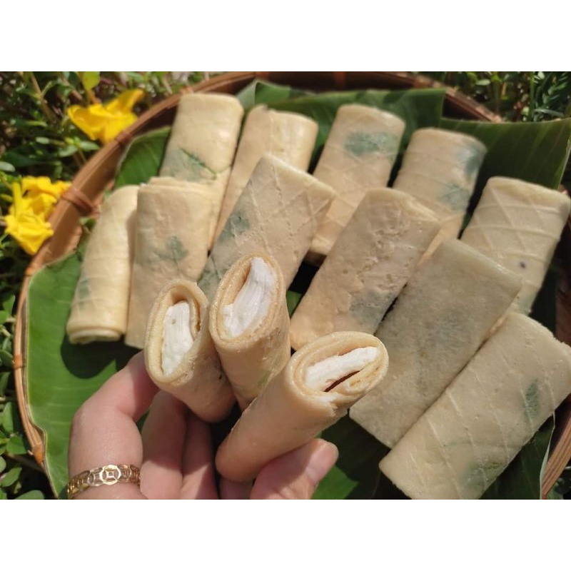 Bánh kẹp ngò dẹp nhân kem vani 500g