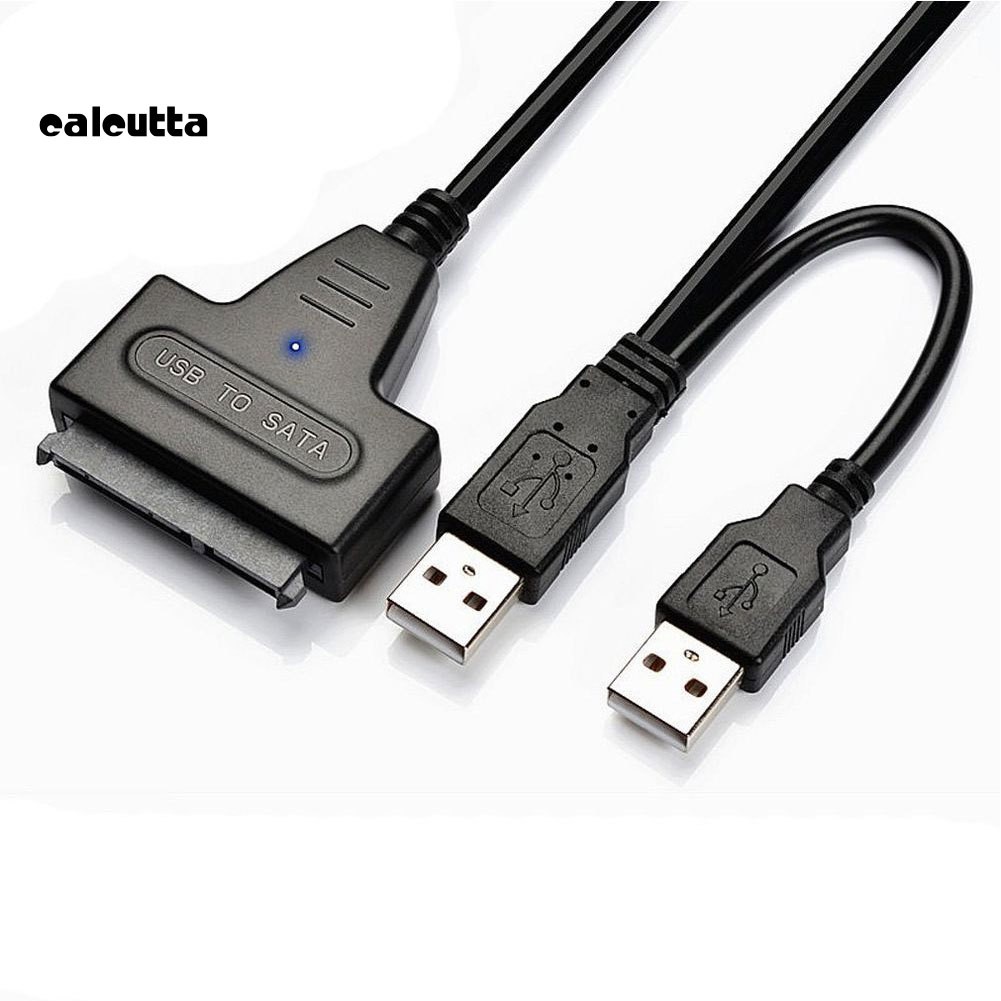 Cáp Adapter Ổ Cứng 7 + 15 Pin Sata Sang USB 2.0 Cho Laptop HDD 2.5 Inch