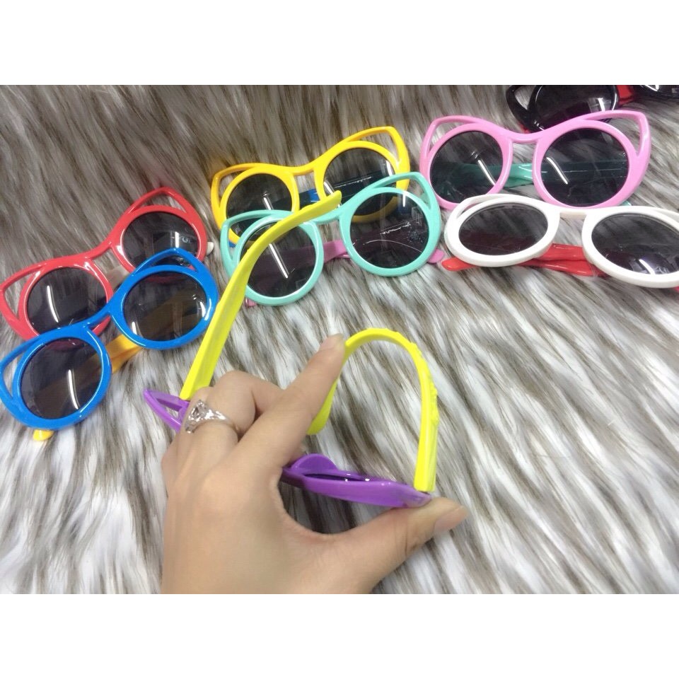 mắt kính trẻ con gọng dẻo siêu dễ thương