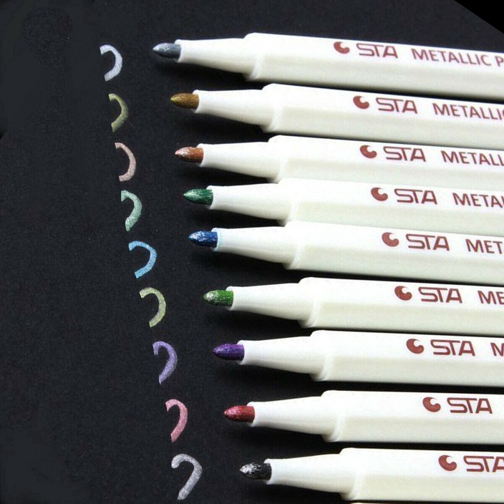 Set 10 bút làm thủ công nhiều màu sắc độc đáo