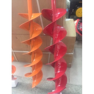 Máy khoan đất Oshima 2P + Mũi 200mm đôi oshima đỏ
