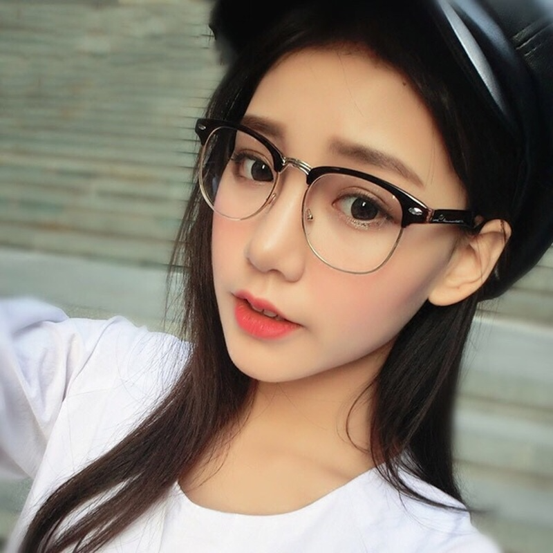 Mắt Kính Gọng Kim Loại Chống Tia Sáng Xanh Thời Trang