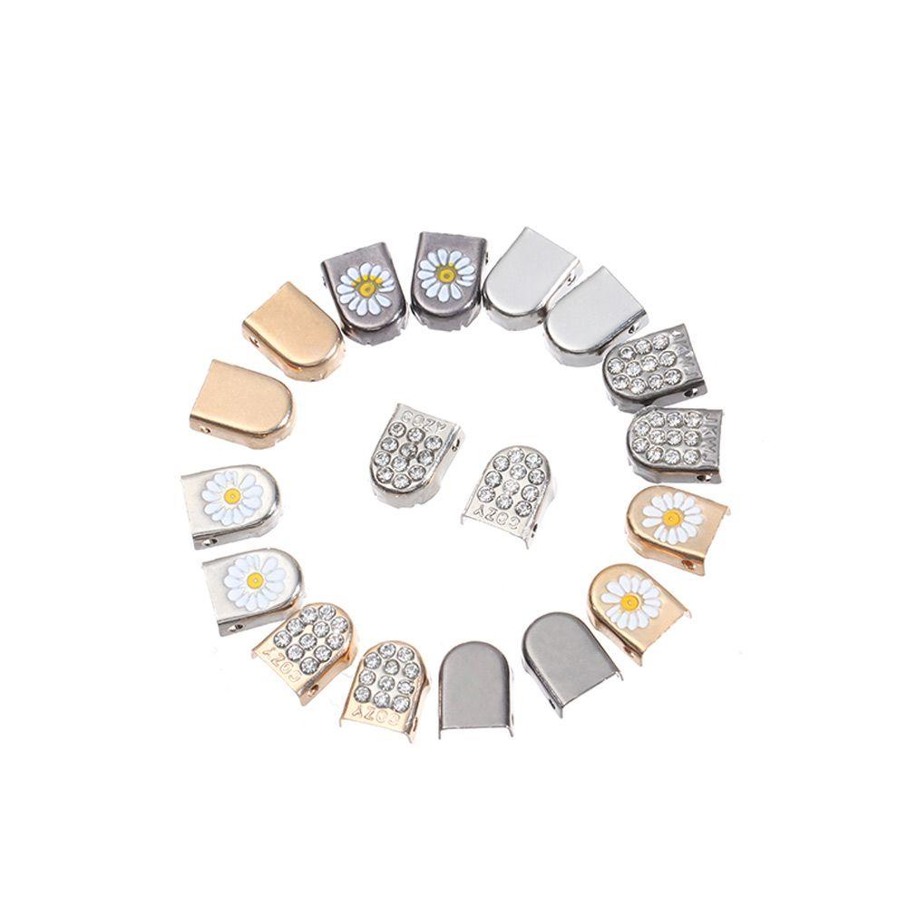 Set 10 Đầu Khóa Dây Giày Bằng Kim Loại DIY Dành Cho Nam Nữ