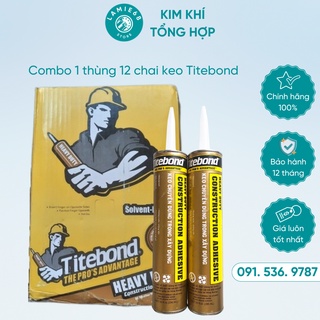 Combo 12 chai keo titebond ⚡ chất lượng cao ⚡ 1 thùng keo chuyên dùng trong xây dựng 296ml