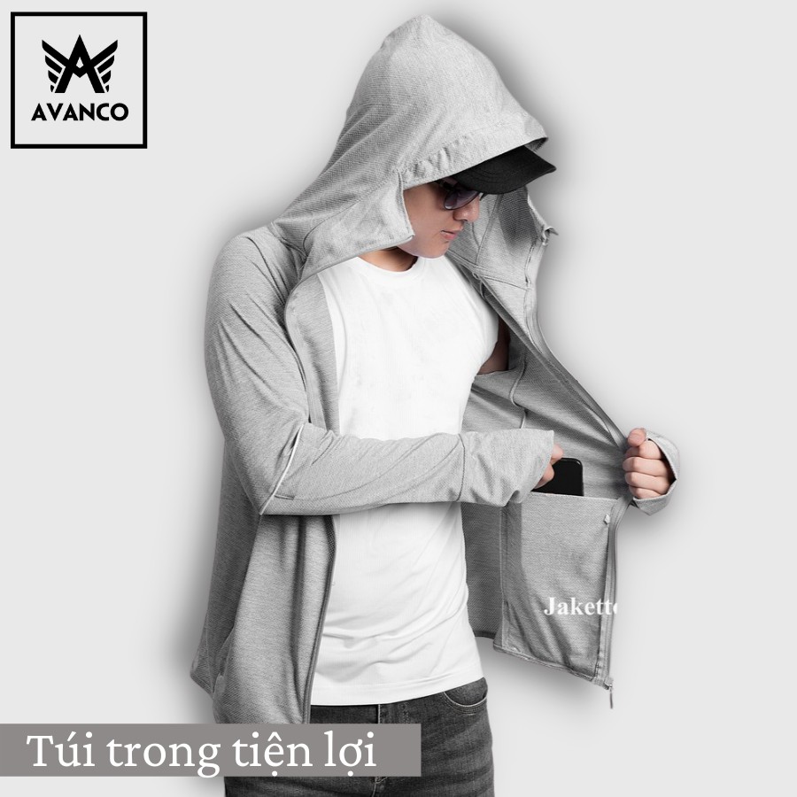 Áo chống nắng nam LAYER thông hơi, kéo cao che mặt chống tia UV mới nhất 2023 -  AVANCO