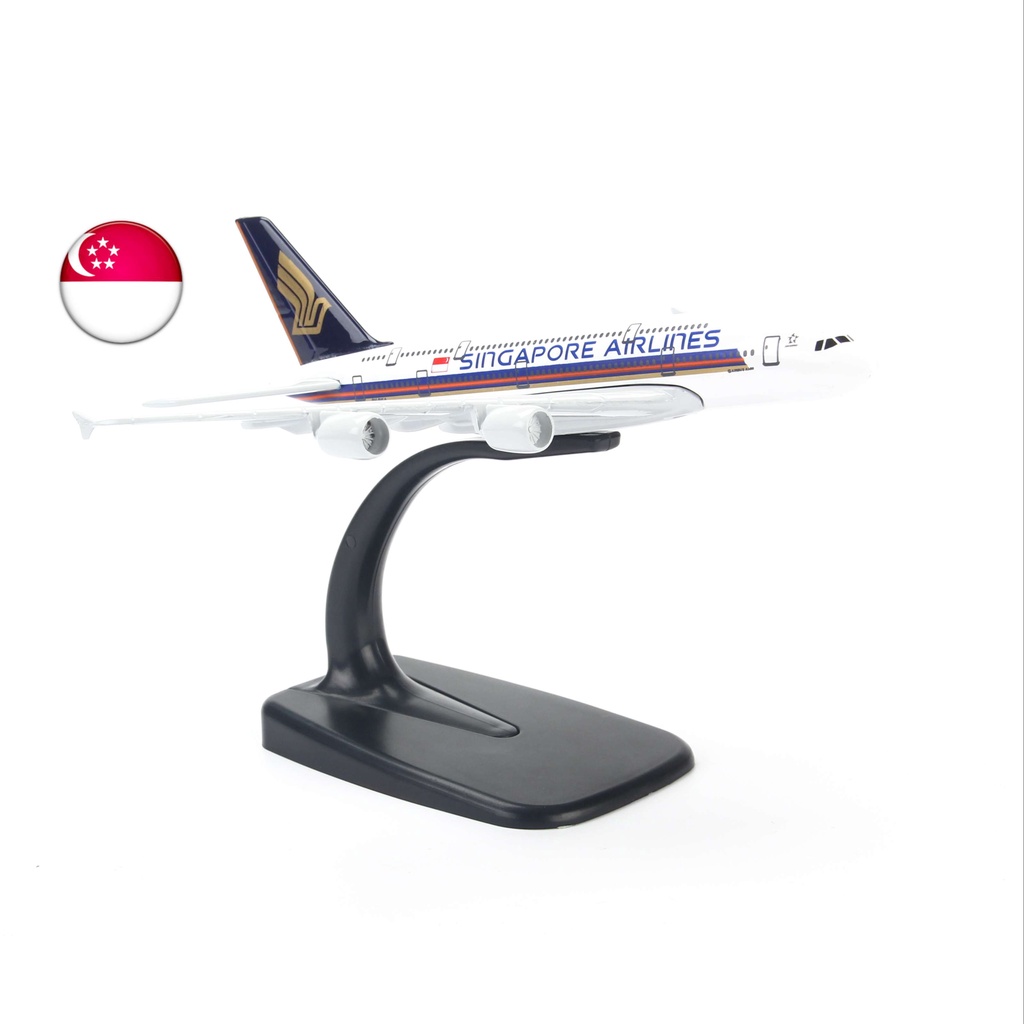 Mô hình máy bay Singapore Airlines 16cm Everfly