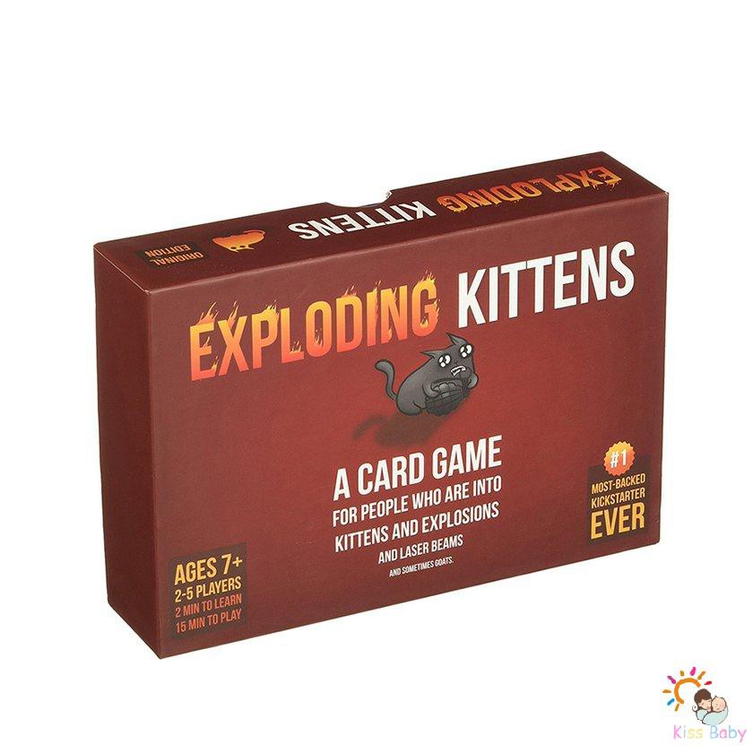 Bộ Thẻ Bài Trò Chơi Exploding Kittens Vui Nhộn Cho Người Lớn