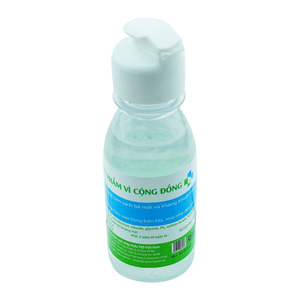 Nước rửa tay khô V green 100ml