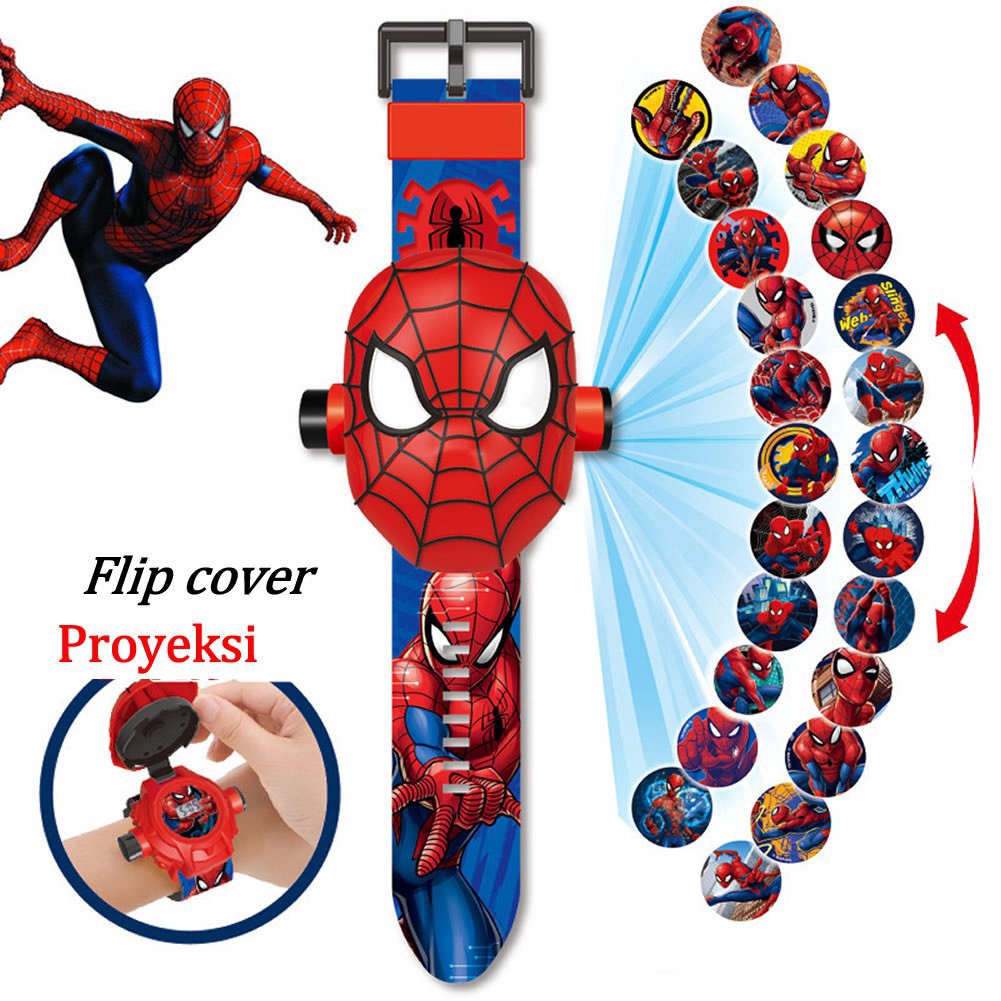 Kids 3D Cartoon Electronic projection Watch Cute Clock Boys Girls Gift | BigBuy360 - bigbuy360.vn