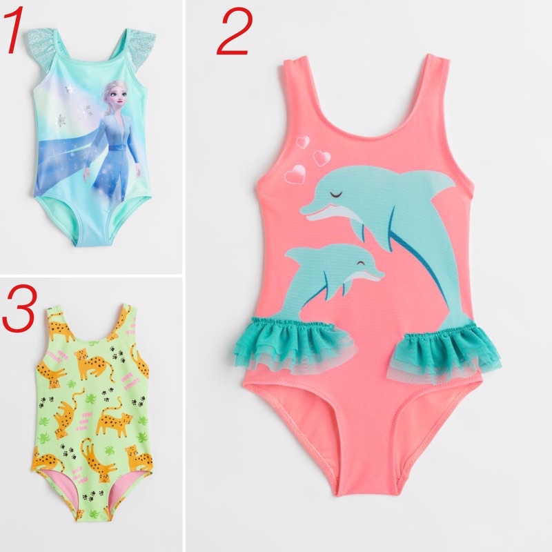 Áo bơi bé gái hm