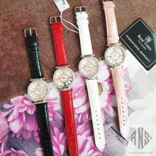 Đồng hồ nữ royal crown 6116 dây da chính hãng