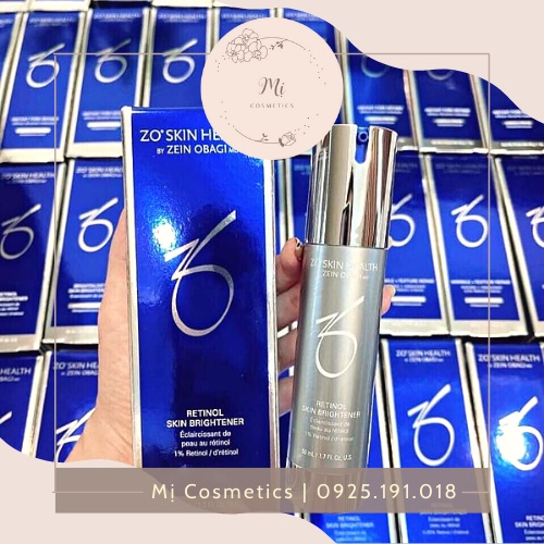 Kem chống lão hoá, tái tạo & làm căng bóng da Zo Retinol Brightener 1%, 0.5%, 0.25% - Wrinkle