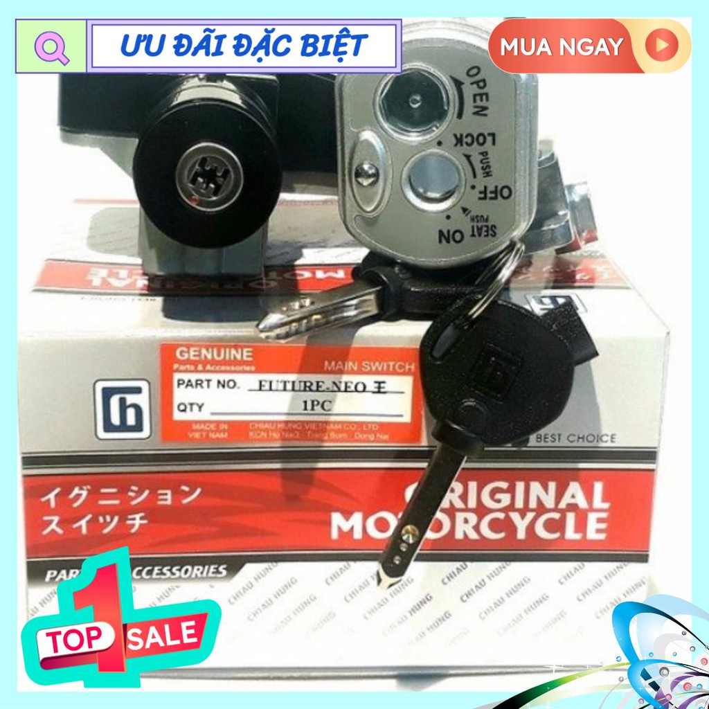 Freeship - Ổ khóa Future Neo, X 6 cạnh (ổ khóa chống trộm có Yên)