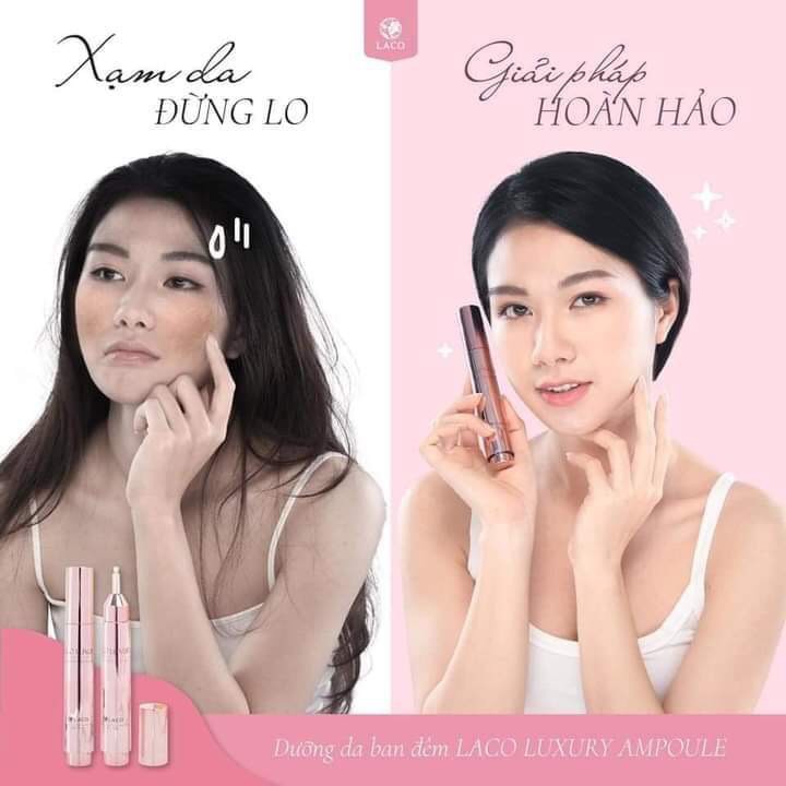 [XÃ HÀNG + QUÀ] Tinh chất trẻ hoá da ban đêm Luxury Ampoule trắng da mờ nám tàn nhang vết thâm ngừa lão hoá  Amila KD01 | BigBuy360 - bigbuy360.vn