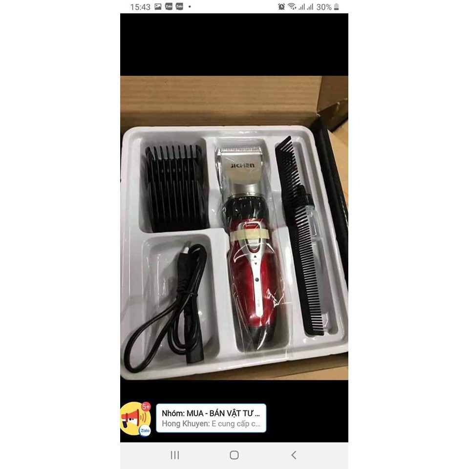 ✂️ ✂️ ✂️ TĂNG ĐƠ JICHEN. Tông đơ cắt tóc sạc điện