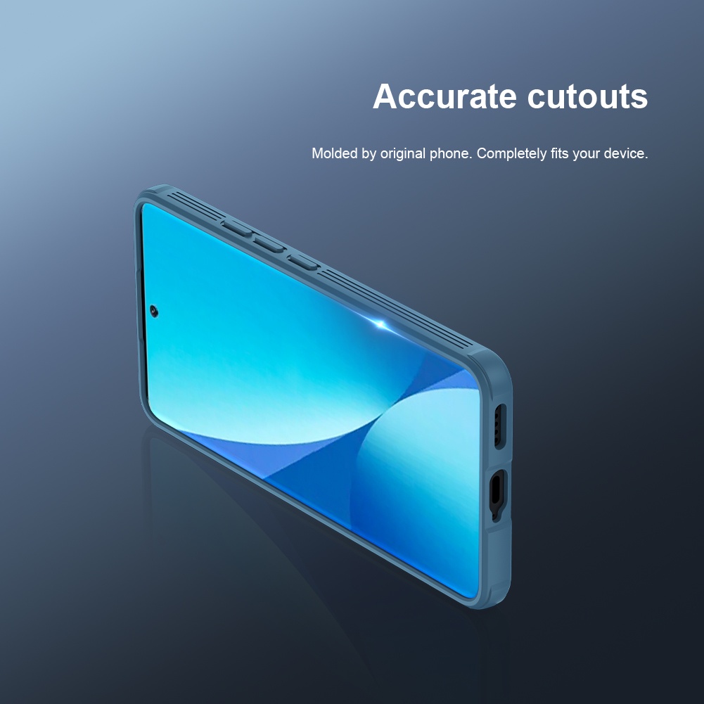 Ốp điện thoại Nillkin bằng TPU + PC chống sốc có nắp trượt bảo vệ camera cho Xiaomi Mi 12 Lite