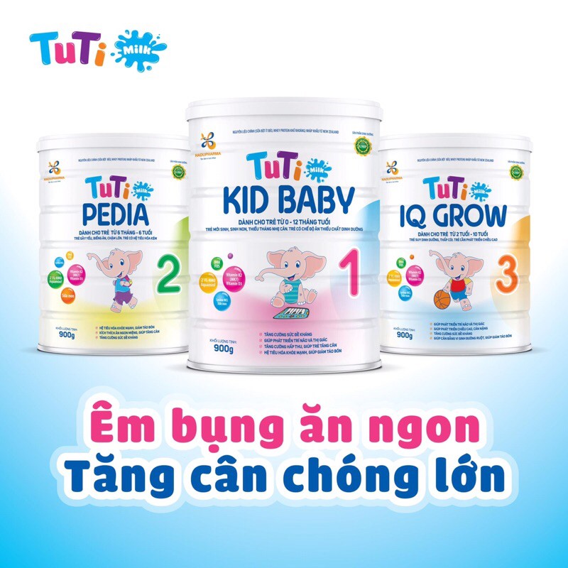 sữa Tuti milk số 1 900g