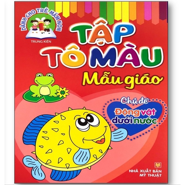 Sách - Combo Tập Tô Màu Mẫu Giáo ( Túi 8 Cuốn) - Minh long