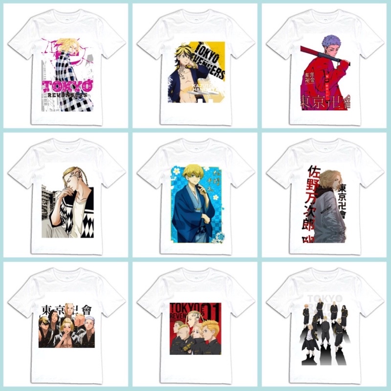 áo thun tokyo revengers nhiều mẫu chọn/ áo in hình tokyo revengers