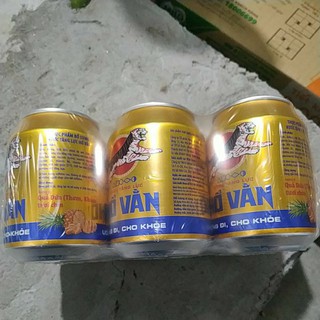 Lốc 6 lon nước tăng lực Hổ vằn 245ml