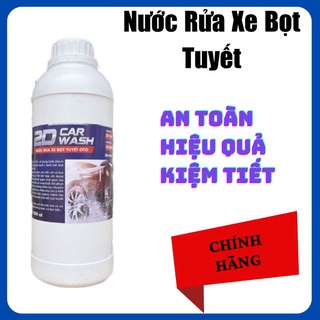 Nước rửa xe bọt tuyết 2d carwash, 1l/2l/5l/10l/20l.