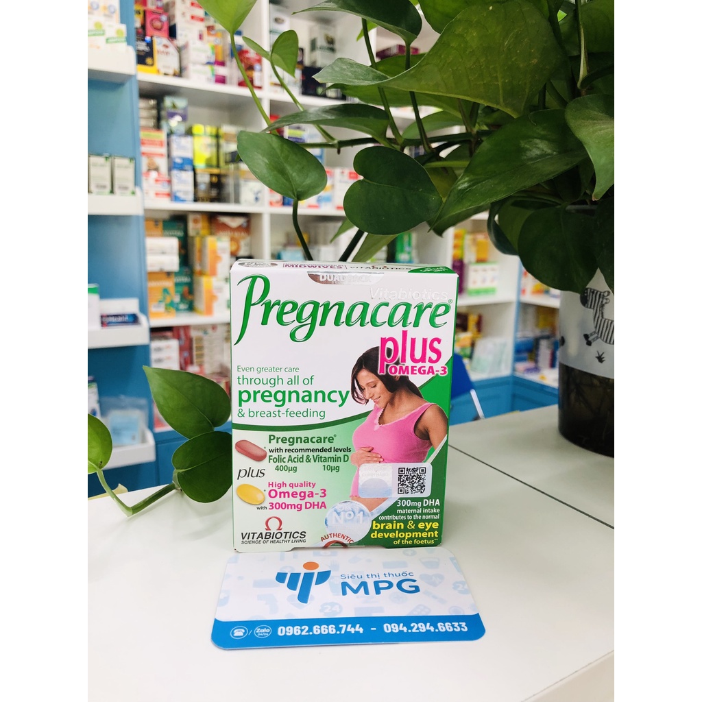 Pregnacare Plus – Tăng cường sức khỏe cho mẹ, bé phát triển toàn diện, chính hãng từ Vitabiotics Anh quốc